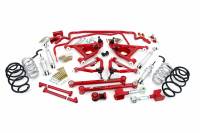 UMI Performance - UMI Performance GBF004-1-R - 1978-1988 GM G-Body Handling Kit- Stage 4, 450lb Front Springs, 1" Rear Lowering Springs - Red - Image 2