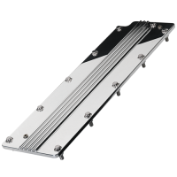 Billet Specialties - Billet Specialties 95050 - Valley Cover Plate LS Ribbed Polished - Image 1