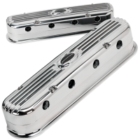 Billet Specialties - Billet Specialties P95470 - Valve Cover LS3 Modular Ribbed Profile Polished - Image 1