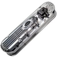 Billet Specialties - Billet Specialties P95470 - Valve Cover LS3 Modular Ribbed Profile Polished - Image 2