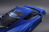 GM Accessories - GM Accessories 84400538 - C8 Corvette Visible Carbon Fiber Roof Panel with Elkhart Lake Blue Trim - Image 2