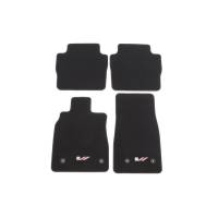 GM Accessories - GM Accessories 85151385 - First And Second-Row Carpeted Floor Mats In Jet Black With V-Series Logo [2022+ CT5] - Image 2