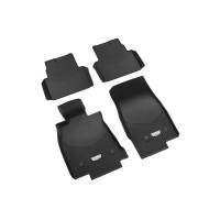 GM Accessories - GM Accessories 84841840 - First And Second-Row Premium All-Weather Floor Mats In Jet Black With Cadillac Logo [2020+ CT5] - Image 3