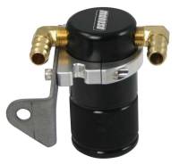 Moroso - Moroso 85641 - Separator, Air Oil, Catch Can, Small Body, Black Finish, Chrysler 5.7 Aftermarket Intake - Image 1