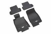 GM Accessories - GM Accessories 84841838 - First and Second-Row Premium All-Weather Floor Mats in Jet Black with Cadillac Logo [2020+ CT4] - Image 2