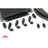 Motion Raceworks - Motion Raceworks 162007 - Aftermarket Powerglide Derale Trans Cooler Kit with Fragola Lines/Fittings 20ft (Rear Mount) - Image 4