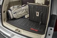 GM Accessories - GM Accessories 84938211 - Integrated Cargo Liner in Jet Black with GMC Logo [2017+ Acadia] - Image 1