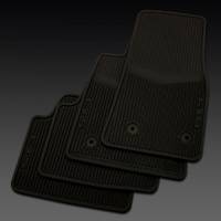 GM Accessories - GM Accessories 22860182 - First And Second-Row Premium All-Weather Floor Mats In Jet Black With CTS Script - Image 1