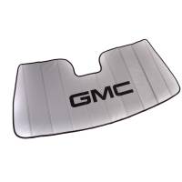 GM Accessories - GM Accessories 22987431 - Front Sunshade Package in Silver with Black GMC Logo - Image 2