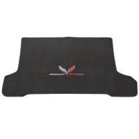 GM Accessories - GM Accessories 23382978 - Cargo Area Premium Carpeted Mat in Jet Black with Grand Sport Logo [C7 Corvette] - Image 2