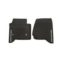 GM Accessories - GM Accessories 23452752 - Front All-Weather Floor Mats In Jet Black With Escalade Logo - Image 2