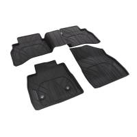 GM Accessories - GM Accessories 42669373 - First and Second-Row Premium All-Weather Floor Liners in Jet Black with Chevrolet Script for AWD Models [2021+ Trailblazer] - Image 3