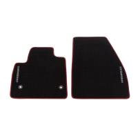 GM Accessories - GM Accessories 84164772 - First-Row Premium Carpeted Floor Mats In Jet Black With Chevrolet Script And Red Binding [2019+ Blazer] - Image 2