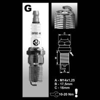 Brisk Spark Plugs - Brisk Racing GR08S Silver Racing Spark Plug - 14mm - Image 2