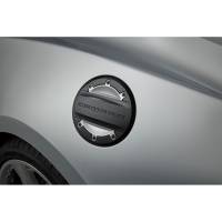 GM Accessories - GM Accessories 23506592 - Fuel Filler Door in Black with Silver Ice Metallic Inserts [2016-2020 Camaro] - Image 2