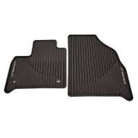 GM Accessories - GM Accessories 84162515 - Front-Row Premium All-Weather Floor Mats in Jet Black with Chevrolet Script [2018-2020 Traverse] - Image 2