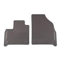 GM Accessories - GM Accessories 84162516 - Front-Row Premium All-Weather Floor Mats in Dark Atmosphere with Chevrolet Script [2018-2020 Traverse] - Image 2