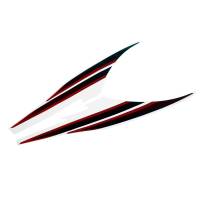 GM Accessories - GM Accessories 84290343 - C8 Corvette Fender Hash Marks in Carbon Flash Metallic with Edge Red Accents - Image 3