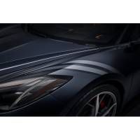 GM Accessories - GM Accessories 84290345 - C8 Corvette Fender Hash Marks in Midnight Silver with Carbon Flash Accents - Image 4