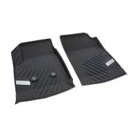 GM Accessories - GM Accessories 84708357 - First-Row Premium All-Weather Floor Liners In Jet Black With Chrome GMC Logo [2022+ Canyon] - Image 3