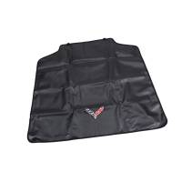 GM Accessories - GM Accessories 23124544 - Rear Bumper Protector in Black with Crossed Flags Logo [C7 Corvette] - Image 2