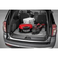 GM Accessories - GM Accessories 85539118 - Integrated Cargo Liner in Jet Black with Chevrolet Script [2021+ Tahoe] - Image 2