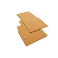GM Accessories - GM Accessories 84542731 - C8 Corvette First Row Carpeted Floor Mats in Natural Tan with Natural Tan Binding - Image 3