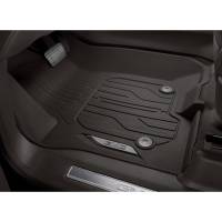 GM Accessories - GM Accessories 84646700 - First Row Premium All Weather Floor Liners in Very Dark Ash Gray with GMC Logo [2021+ Yukon] - Image 1