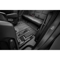 GM Accessories - GM Accessories 84646735 - Third-Row Premium All-Weather Floor Liner in Jet Black (for Models with Second-Row Captain's Chairs) [2021 Tahoe] - Image 1