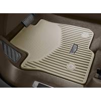 GM Accessories - GM Accessories 84997562 - First Row Premium All Weather Floor Mats in Whisper Beige with Cadillac Logo [2021+ Escalade] - Image 1