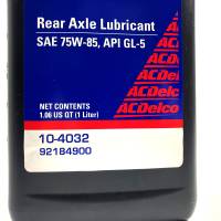 Genuine GM Parts - Genuine GM Parts 92184900 - LUBRICANT,R/AXL SYNTHETIC GL-5 75W-85 ACDELCO 1.06QT - Image 4