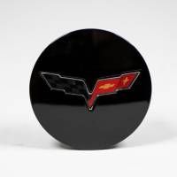 Genuine GM Parts - Genuine GM Parts 20940125 - C6 Corvette Gloss Black Center Cap - Image 1