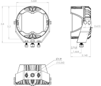 Baja Designs - Baja Designs 297801 - LP4 Pro LED Spot Clear Lens Pair Baja Designs - Image 2