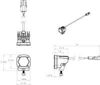 Baja Designs - Baja Designs 380001WT - LED Light Pods S1 Spot White Single Baja Designs - Image 2