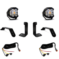 Baja Designs - Baja Designs 447658UP - Jeep JL/JT Dual LP4 Auxiliary Light Kit w/Upfitter Baja Designs - Image 1