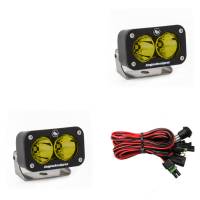 Baja Designs - Baja Designs 547811 - LED Work Light Amber Lens Spot Pattern Pair S2 Sport Baja Designs - Image 1