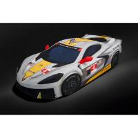 GM Accessories - GM Accessories 85152655 - Corvette C8 Z06 Premium Indoor Car Cover in Gray with Fully Rendered Corvette C8.R (for models with High Wing Spoiler) - Image 2