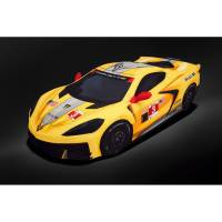 GM Accessories - GM Accessories 85152654 - Corvette C8 Z06 Premium Indoor Car Cover in Yellow with Fully Rendered Corvette C8.R (for models with High Wing Spoiler) - Image 2