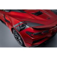 GM Accessories - GM Accessories 84648695 - Corvette C8 Z06 Rear Jake Logo Graphics Package in Carbon Flash Metallic - Image 1