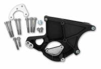 Holley - Holley 20-135Bk - Hi Drv Side Bkt Kit, Ls/Lt, W/O A/C-Black - Image 2