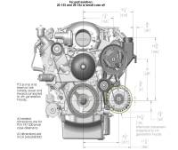 Holley - Holley 20-155 - Lo Acc Drv Bkt Kit, Ls, W/O A/C-Natural - Image 2