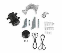 Holley - Holley 20-160Bk - Comp Lo Pass A/C Bkt Kit, Ls, W/Sd7-Black - Image 2