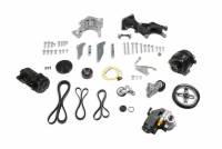 Holley - Holley 20-162Bk - Comp Lo Pass A/C Bkt Kit, Ls, W/Sd7-Black - Image 3