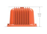 Holley - Holley 241-109 - Gm Licensed Vintage Series Sbc Valve Covers - Factory Orange Machined Finish - Image 1