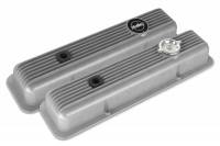 Holley - Holley 241-134 - Holley Valve Covers - Muscle Series - Finned - Sbc - Natural - Image 2