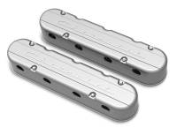 Holley - Holley 241-175 - 2-Piece "Chevrolet" Script Valve Cover - Gen Iii/Iv Ls - Natural - Image 1