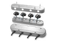 Holley - Holley 241-176 - 2-Piece "Chevrolet" Script Valve Cover - Gen Iii/Iv Ls - Polished - Image 3