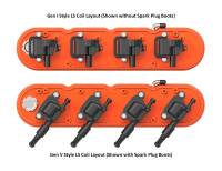 Holley - Holley 241-178 - 2-Piece "Chevrolet" Script Valve Cover - Gen Iii/Iv Ls - Factory Orange Machined - Image 4