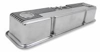 Holley - Holley 241-82 - M/T Valve Covers - Vintage Style - Finned - Sbc - Polished - Image 3