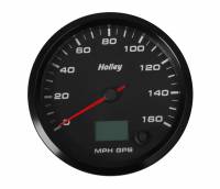 Holley - Holley 26-612 - 3-3/8  Analog Style Speedometer-Black - Image 1